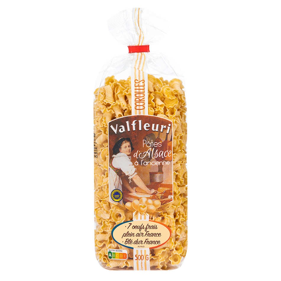 Pâtes traditionnelles Alsaciennes corolles