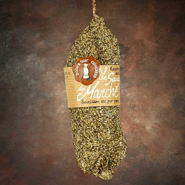 Saucisson sec au poivre
