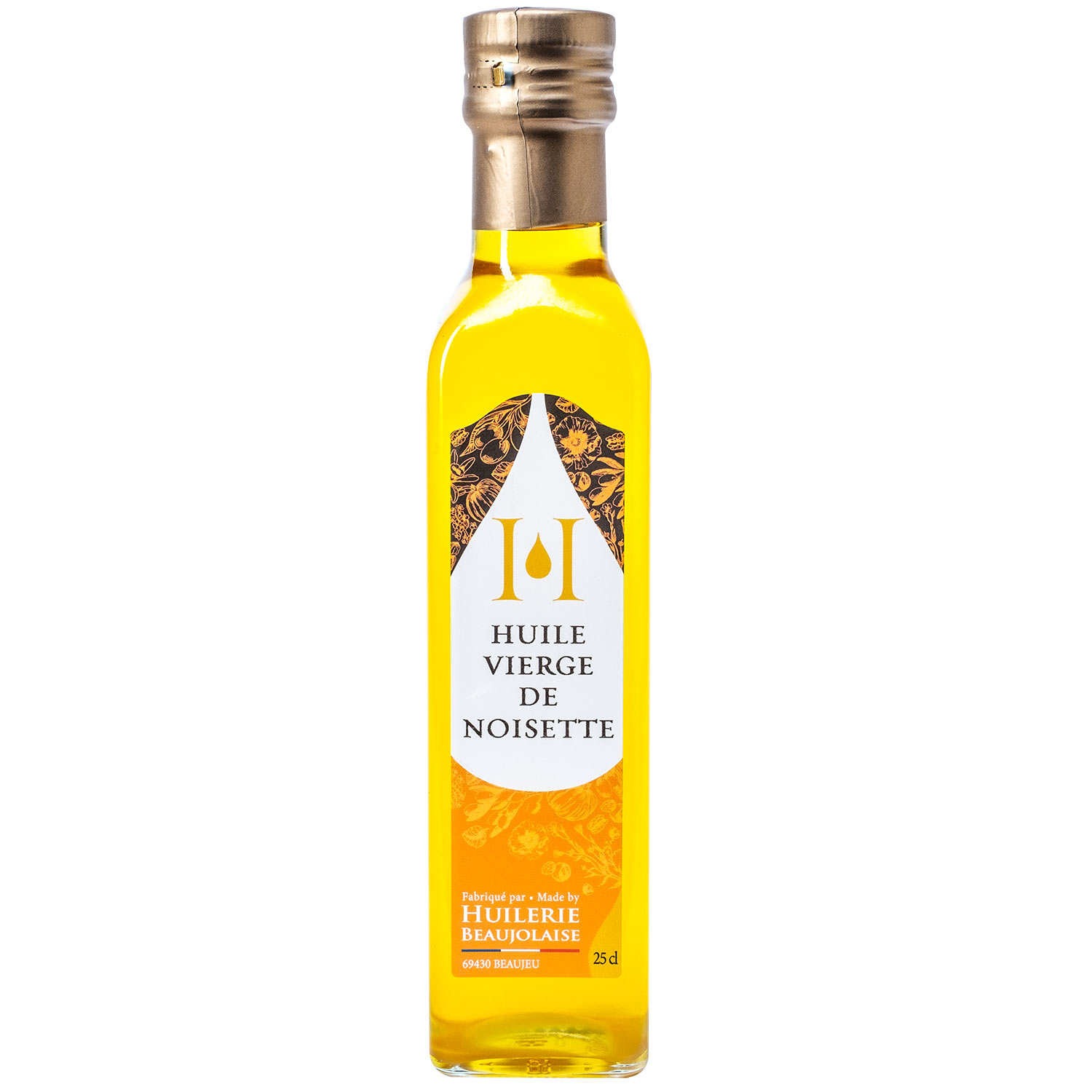 Huile vierge de noisette 25 cl
