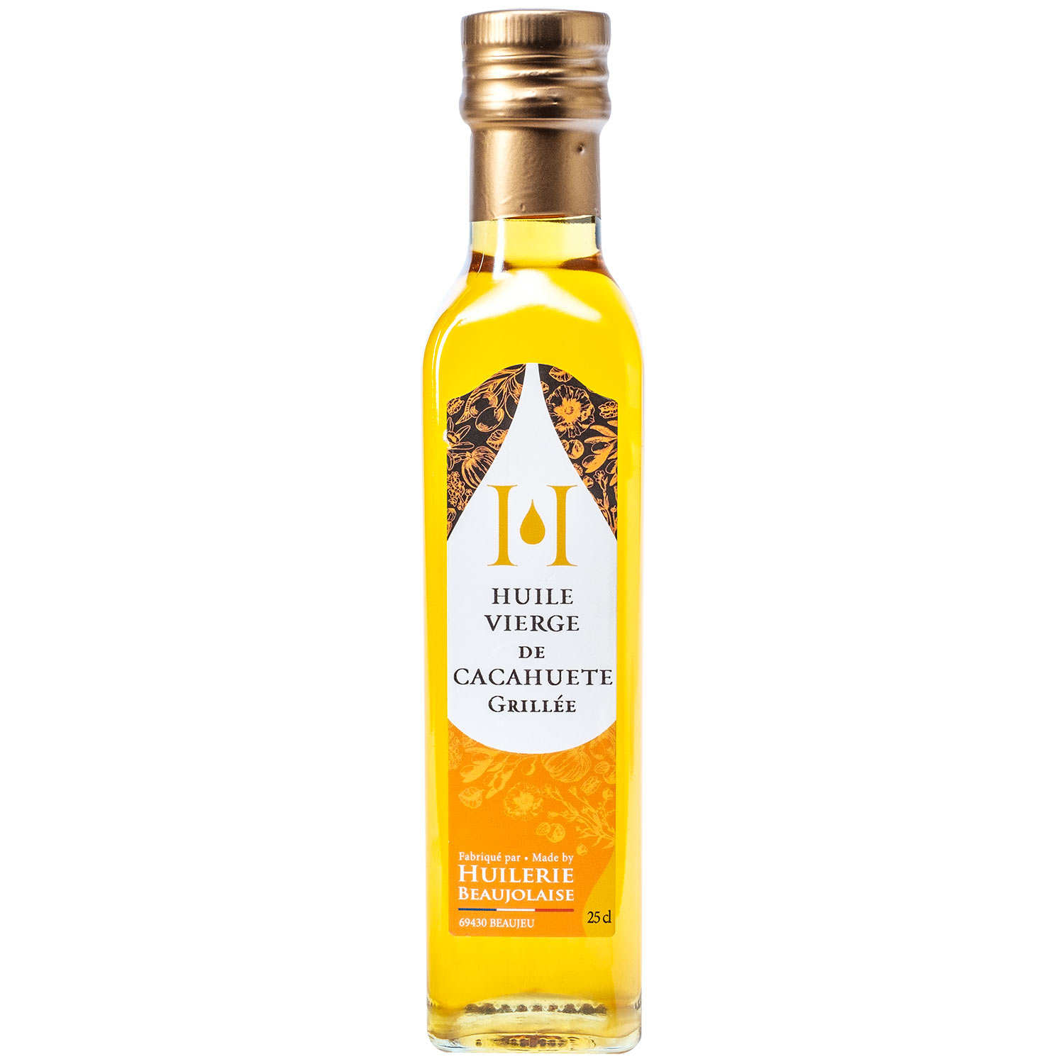 Huile vierge de cacahuète grillée 25 cl