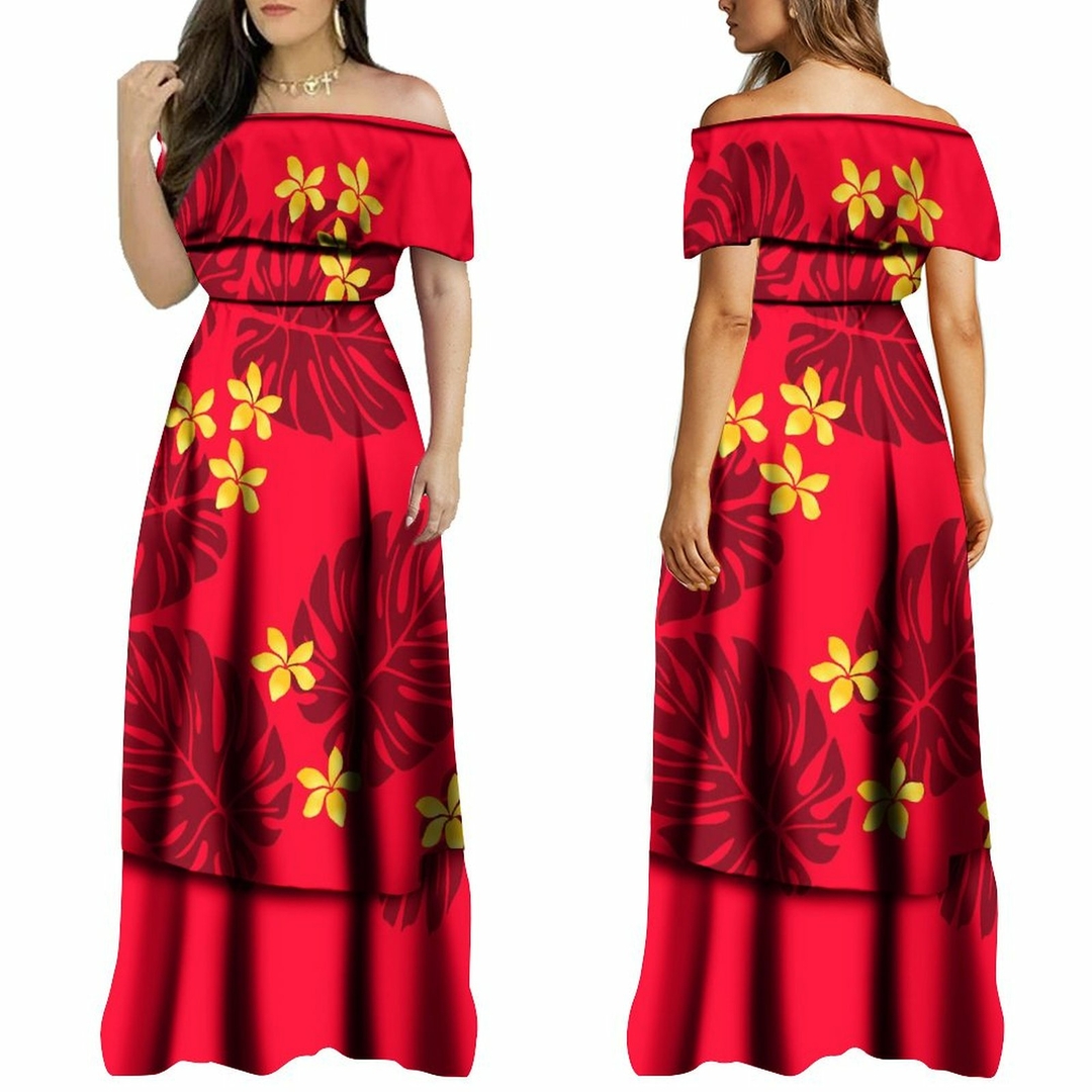 pacific-art-island-robe-longue-personnalis-e-pour-femme-motif-vintage-t