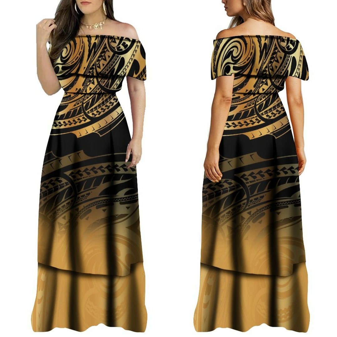 pacific-art-island-robe-longue-personnalis-e-pour-femme-motif-vintage-t