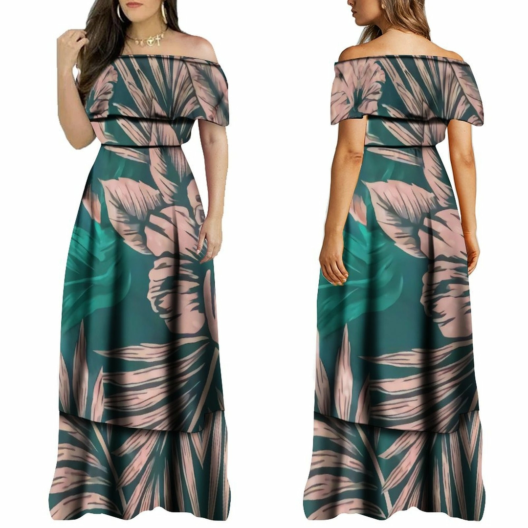 pacific-art-island-robe-longue-personnalis-e-pour-femme-motif-vintage-t