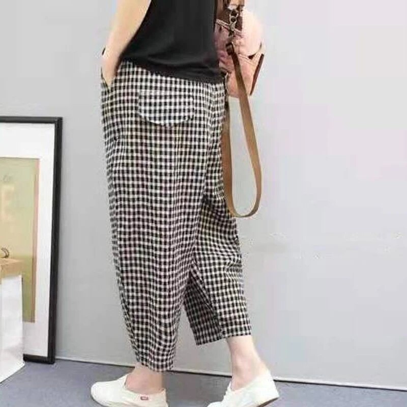 pantalon-d-t-carreaux-en-coton-pur-pour-femme-v-tement-d-contract-avec-poches-taille