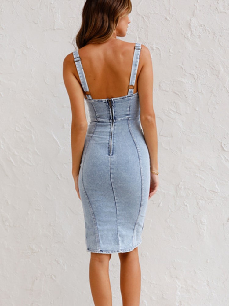 robes-en-denim-fendues-col-en-u-pour-femmes-col-licou-coupe-couvertes-hanche-ronde-r