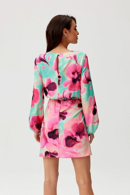 robe-courte-motif-floral-2