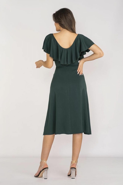 robe-mi-longue-avec-col-a-volants-3