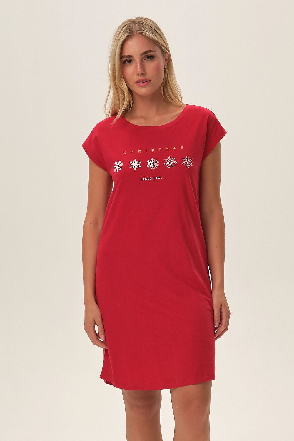 Chemise de nuit imprimé Christmas
