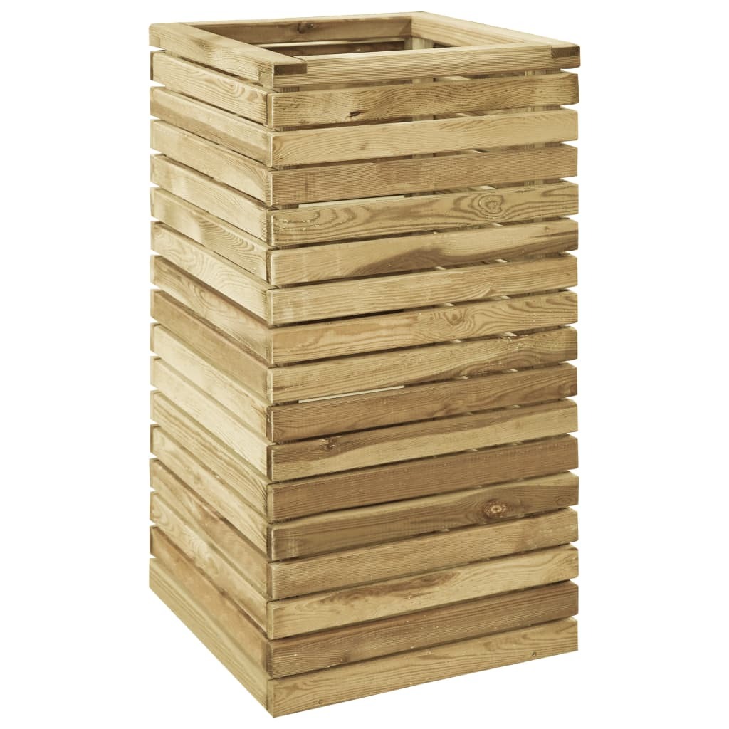 Jardinière surélevée en bois de pin imprégné