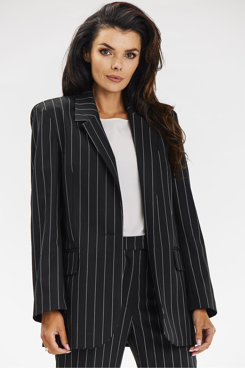Blazer à rayures pour femmes