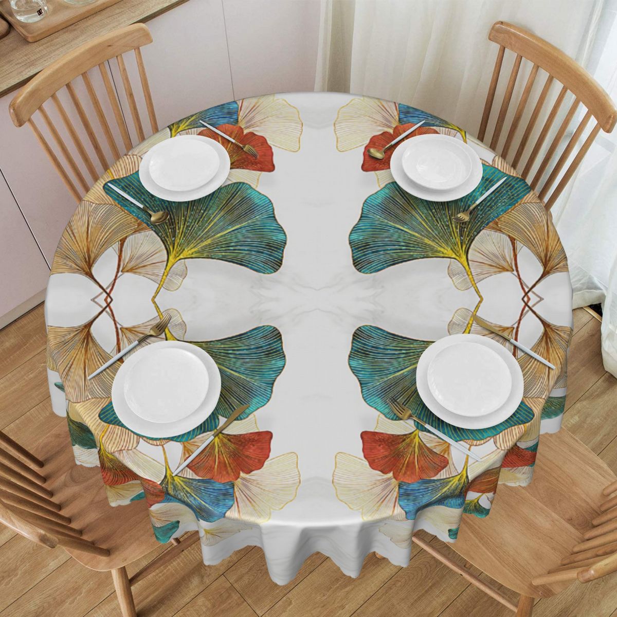 Nappe pour table ronde 100% polyester
