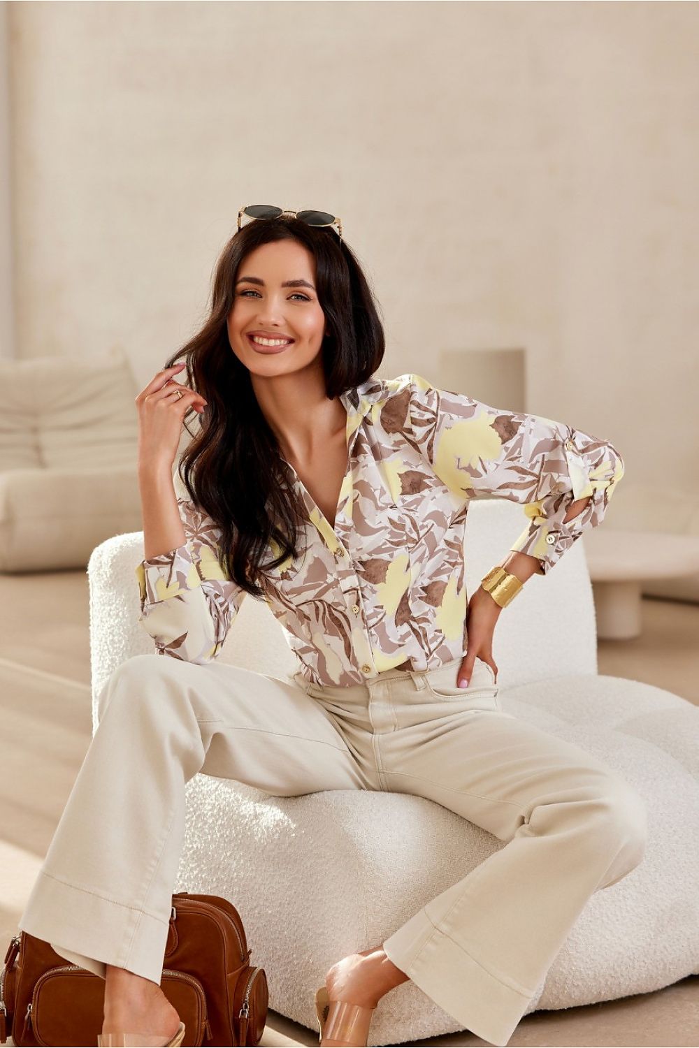 chemise-multicolore-manches-3-4-pour-femme (4)