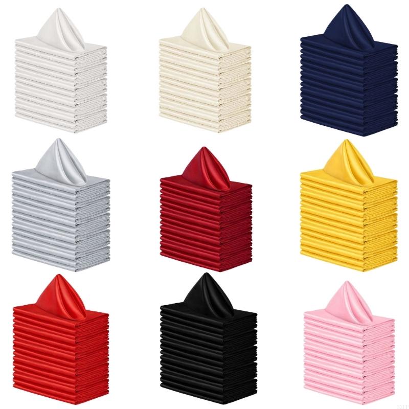Lot de 10 serviettes de tables