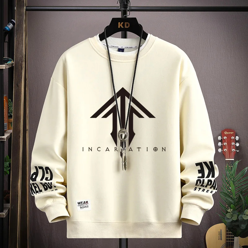 Sweat col rond et manches longues pour hommes