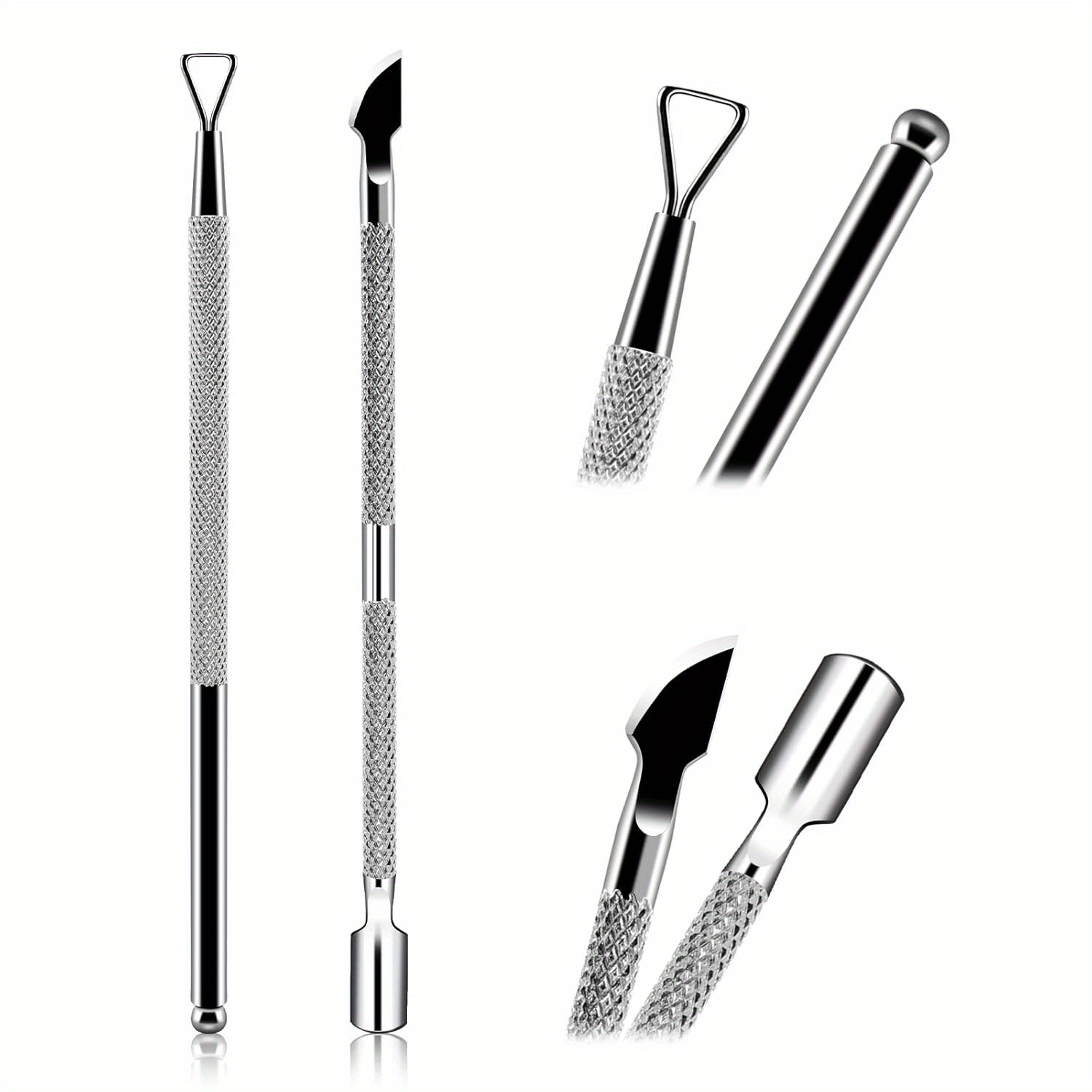 Ensemble d\'outils de pédicure en acier inoxydable