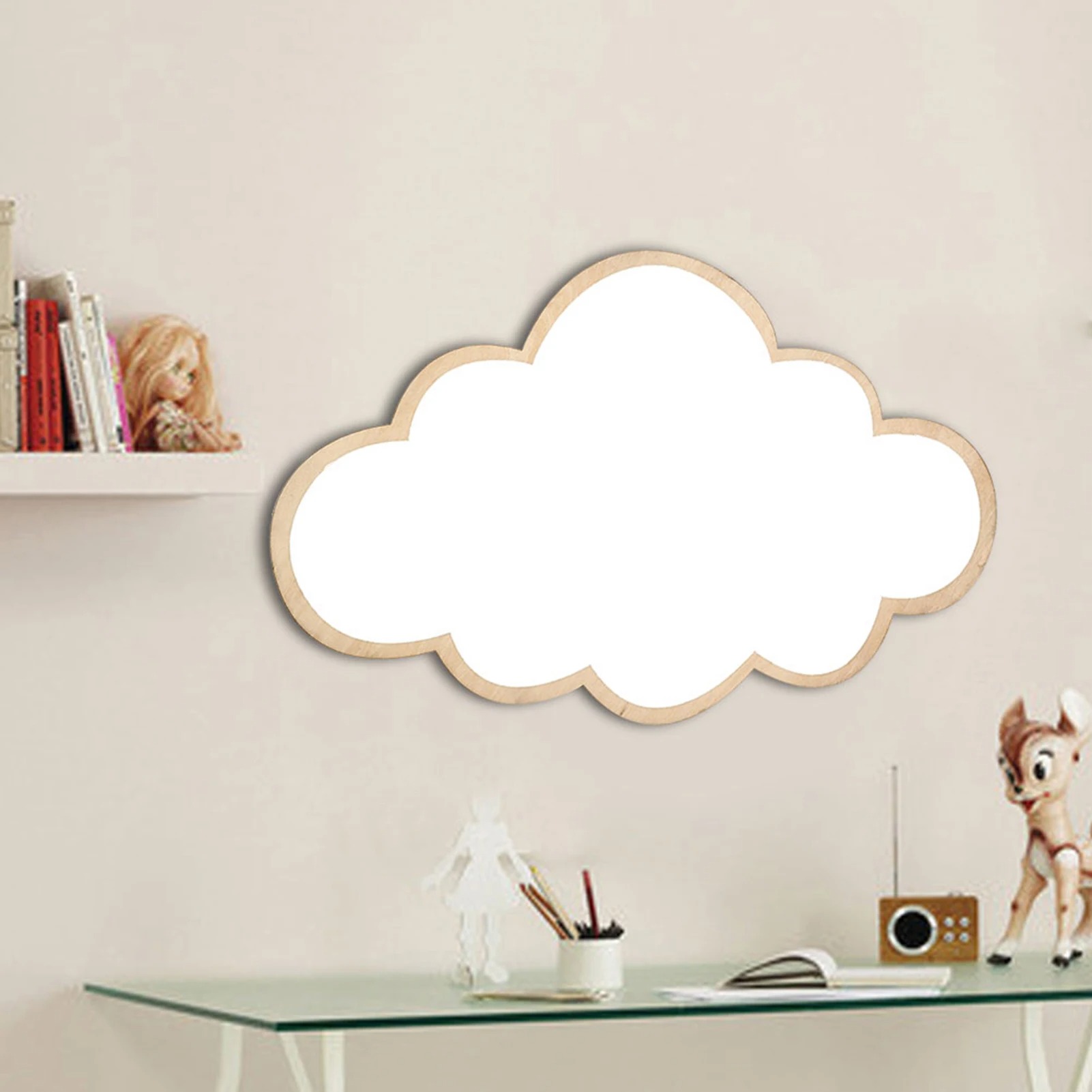 Miroir à suspendre forme nuage