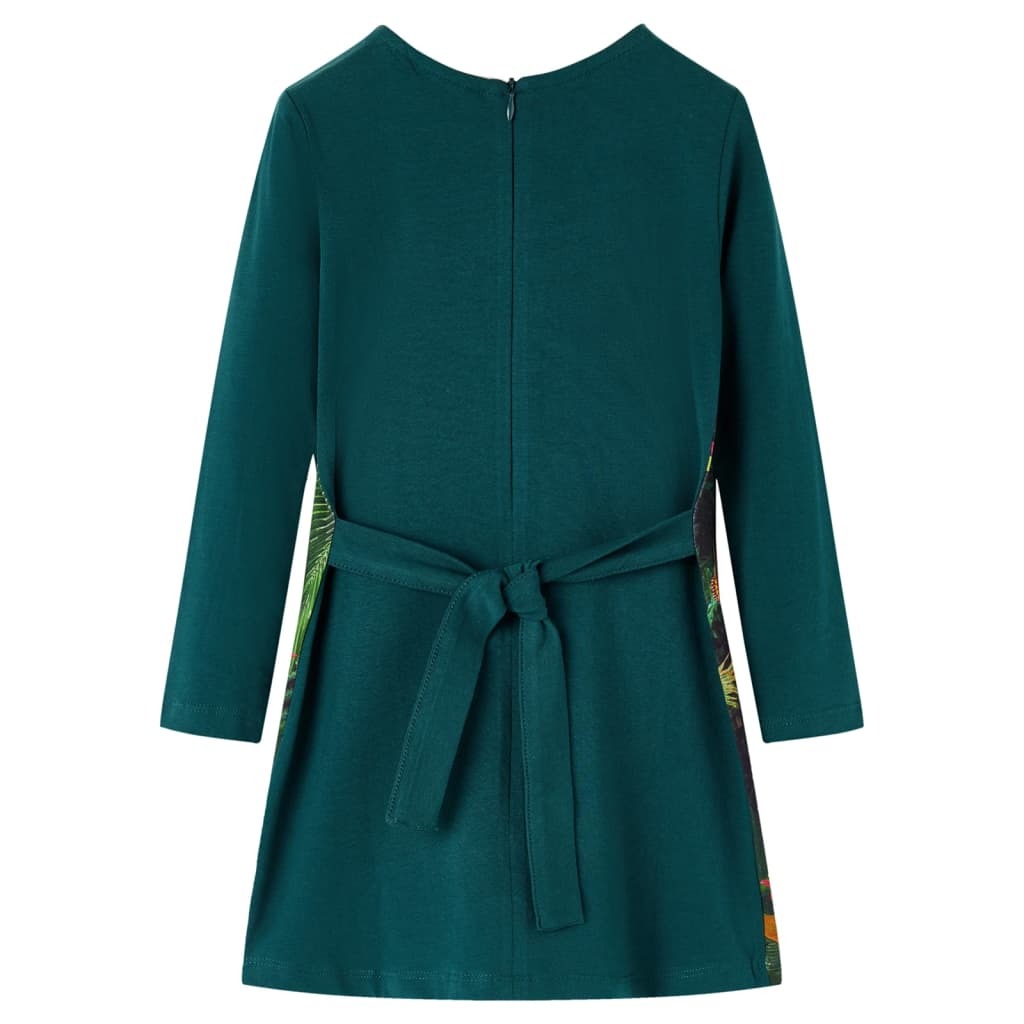 robe-col-rond-et-manches-longues-pour-filles (2)