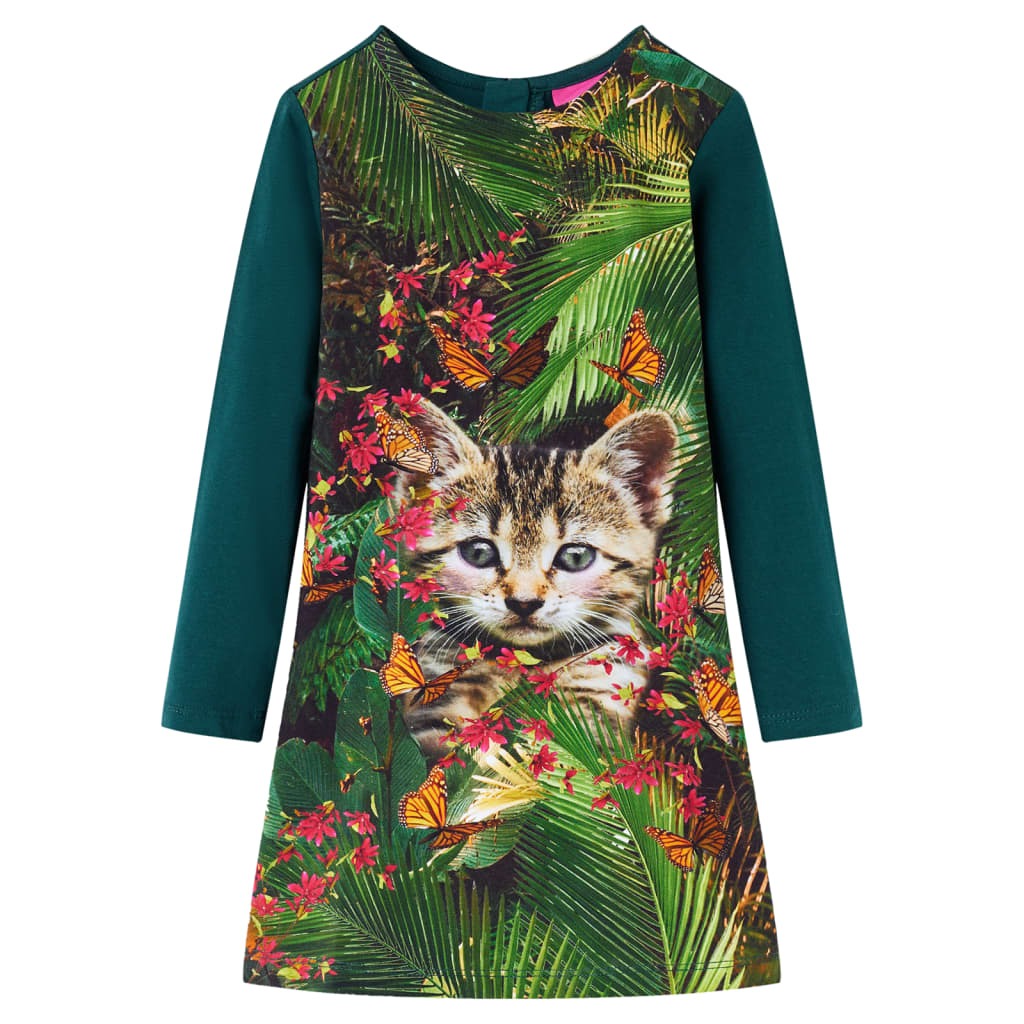 Robe col rond et manches longues pour femmes