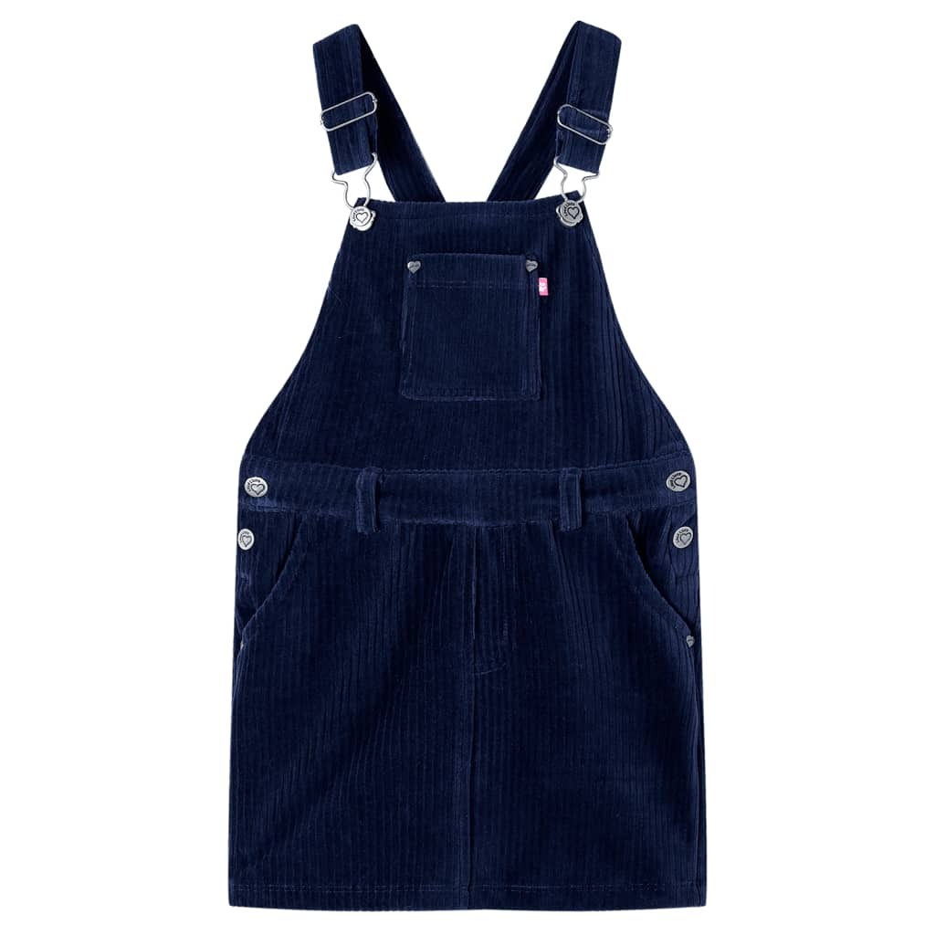 Salopette couleur bleu pour filles