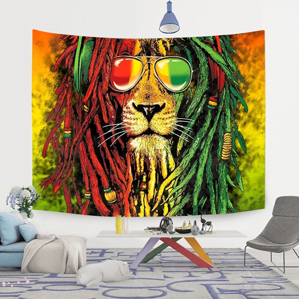 Tenture murale style Jamaïque