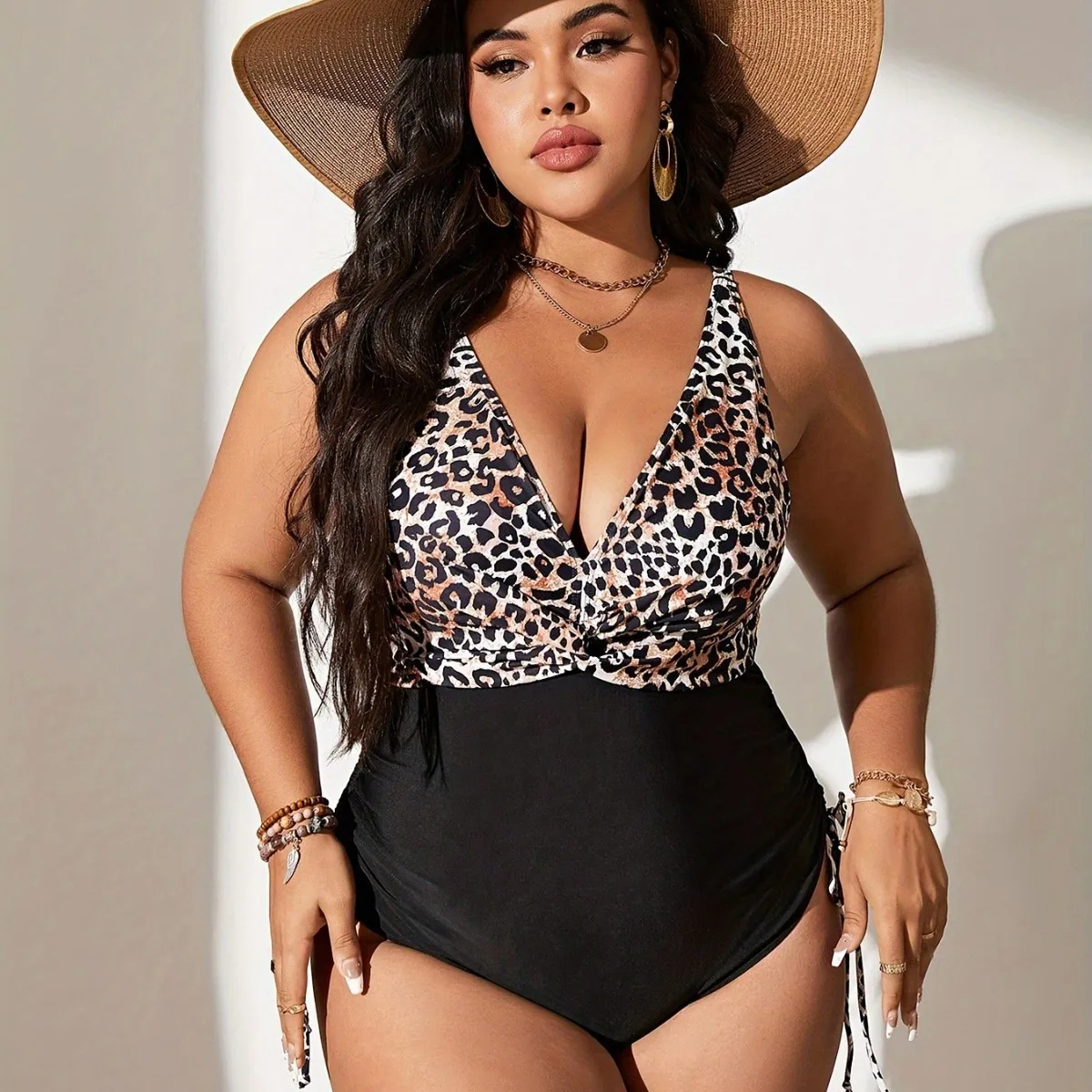 Maillot de bain une pièce grande taille pour femmes