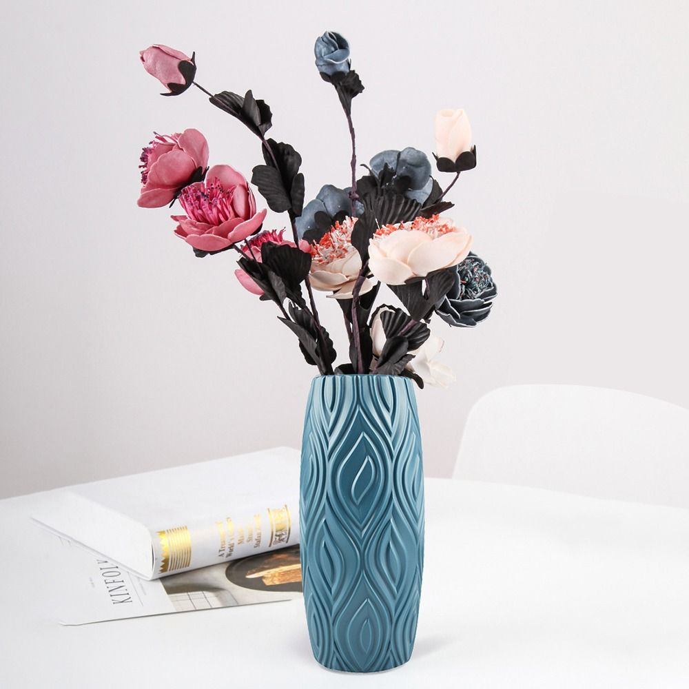Vase à fleurs en plastique style moderne