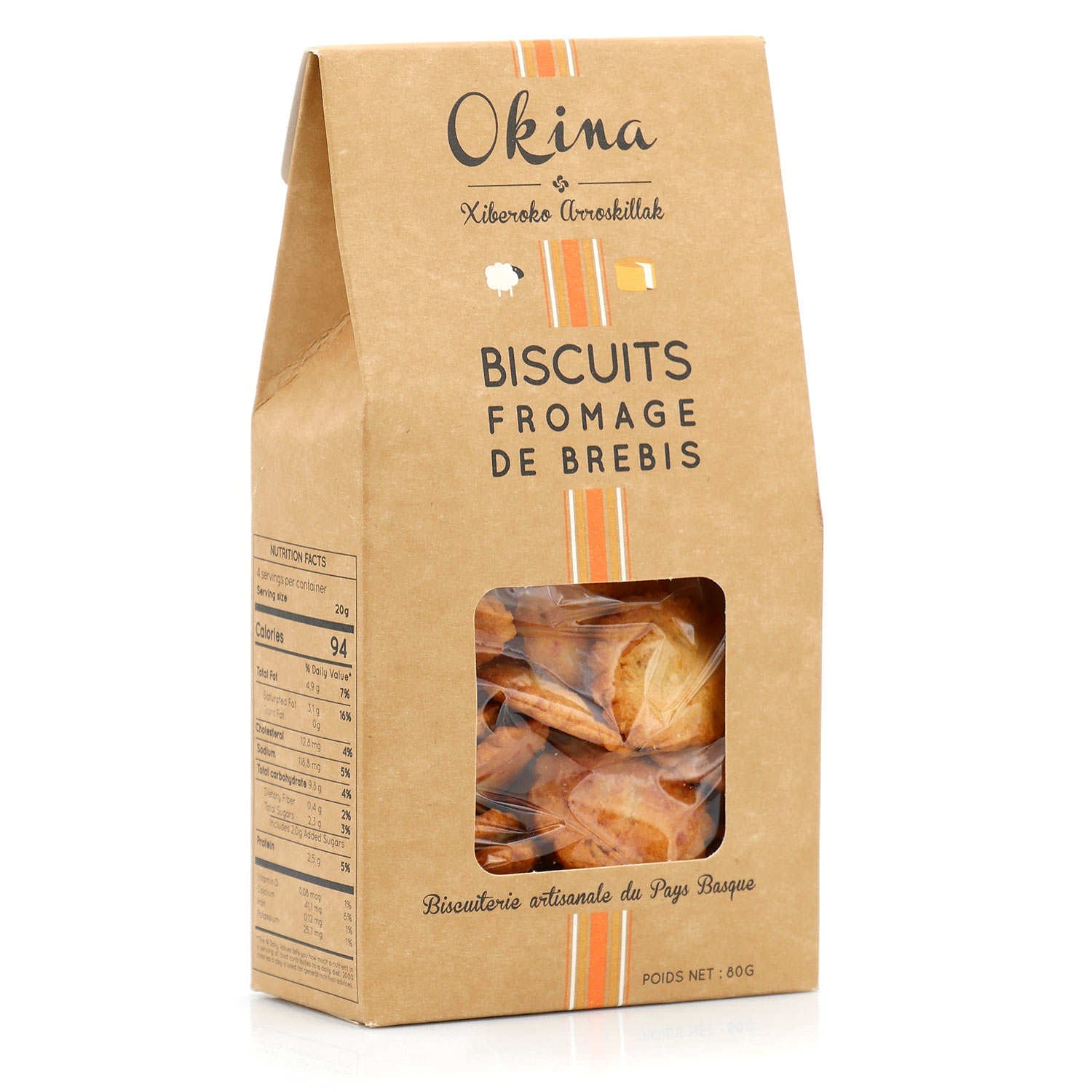 Biscuits salés au fromage de brebis