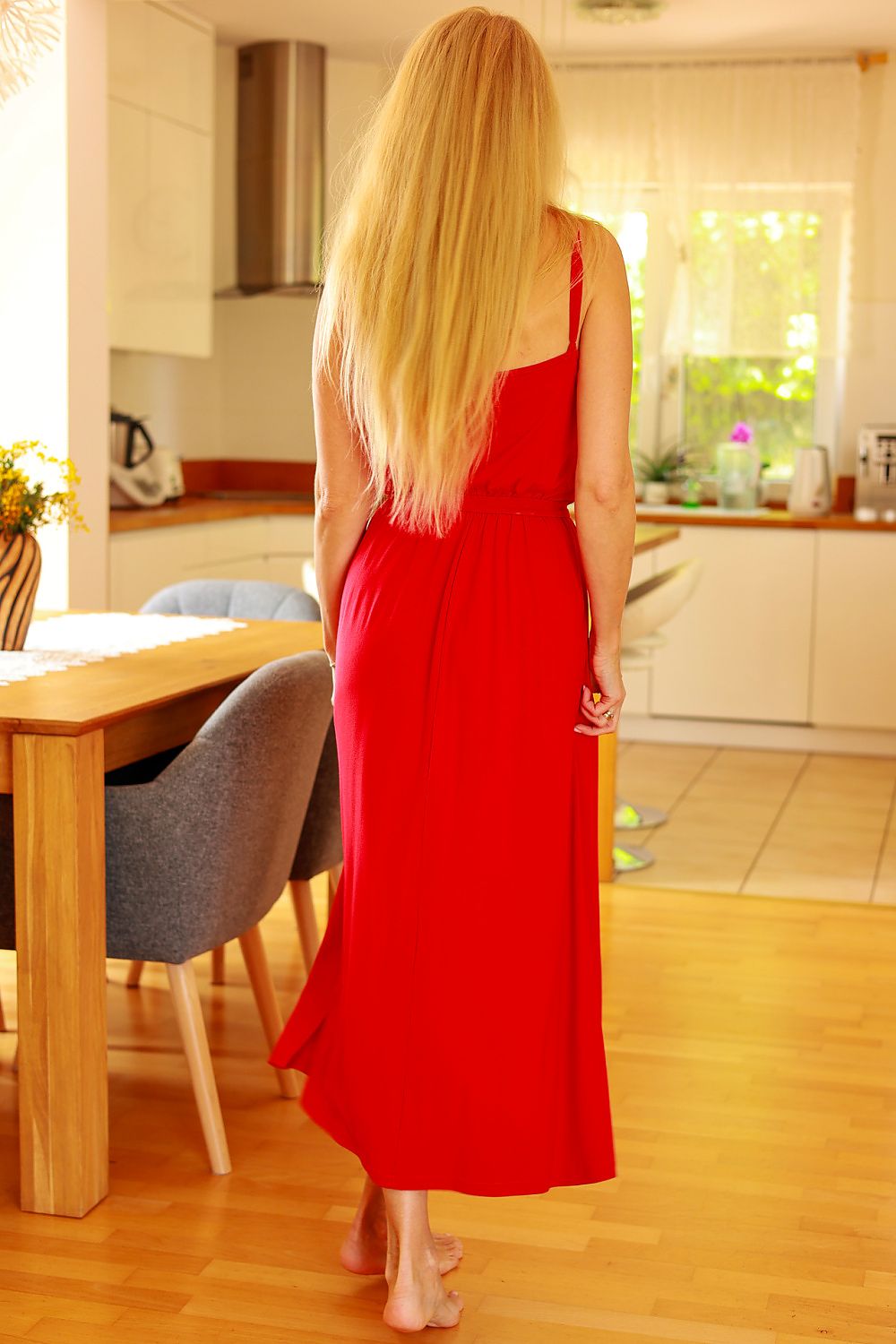 robe-longue-fendue-couleur-unie-pour-femmes (9)