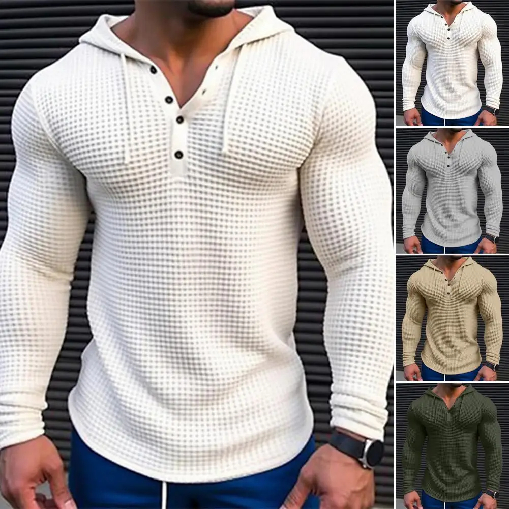 Sweat pour hommes capuche et manches longues