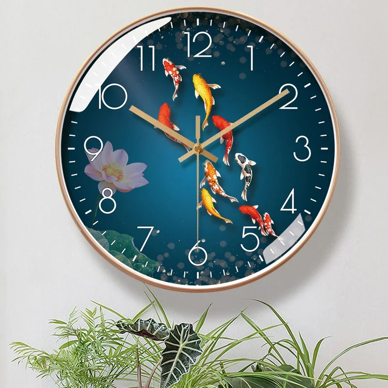 Horloge murale à aiguilles