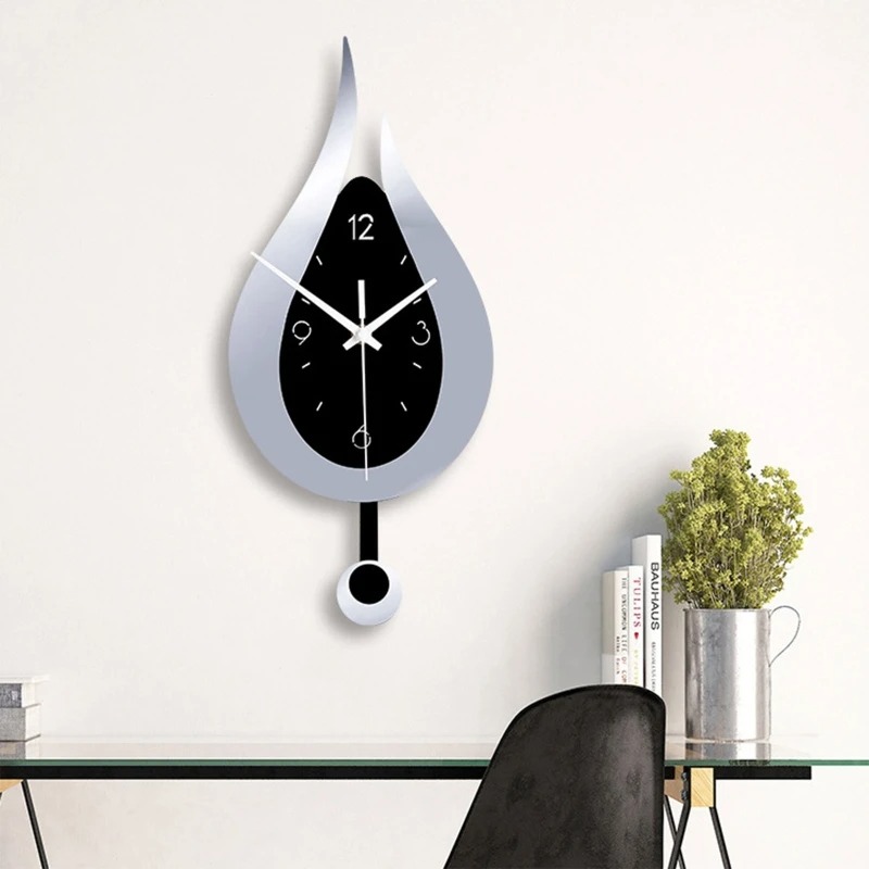 Horloge murale forme goutte d\'eau