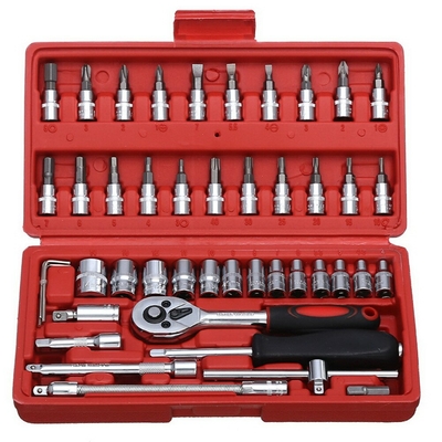 Kit d'outils de réparation mécaniques 46 pièces