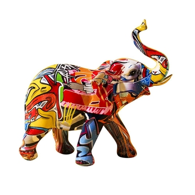 Figurine-d-l-phant-color-e-r-sine-Arts-Statue-d-animal-Sculpture-richesse-Figurine-porte