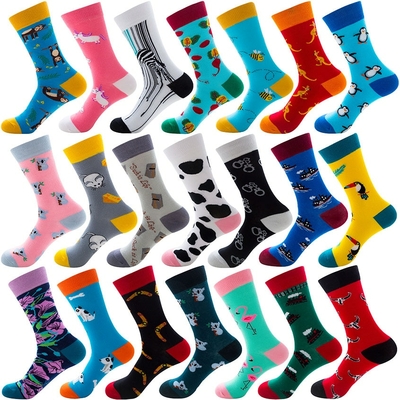 Chaussettes-en-coton-dr-les-pour-femmes-dessin-anim-animal-fruit-chien-kangourou-paresseux-nouveaut-automne