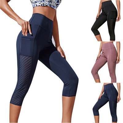 Short-de-gymnastique-sans-couture-pour-femmes-Leggings-courts-de-Fitness-de-Yoga-de-taille-haute