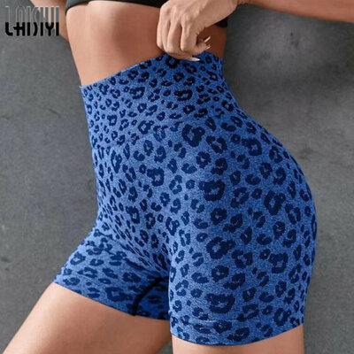 LAISIYI-Shorts-de-gymnastique-taille-haute-pour-filles-leggings-de-fitness-sans-couture-pour-femmes-sportives