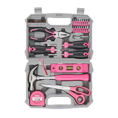 Bo-te-outils-de-r-paration-domestique-multifonctionnelle-ensembles-d-outils-m-nagers-roses-tournevis-lectrique