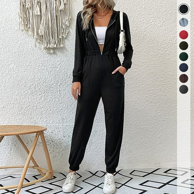Ensemble-de-surv-tement-une-pi-ce-avec-poches-pour-femme-sweat-capuche-pantalon-de-surv