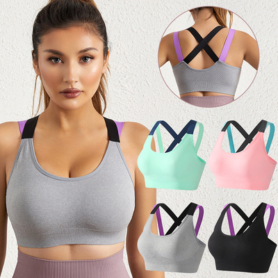Soutien-gorge-de-sport-sans-couture-pour-femme-fitness-yoga-antichoc-rassemblement-haut-court-sexy-sans