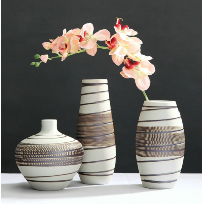Vase-en-c-ramique-Simple-et-r-tro-ensemble-de-trois-pi-ces-d-ornements-artisanaux