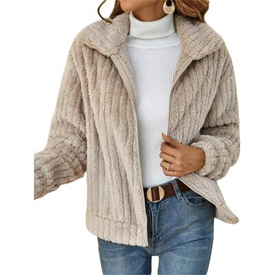 Veste-zipp-e-en-peluche-pour-femme-manteau-manches-longues-v-tements-d-ext-rieur-d