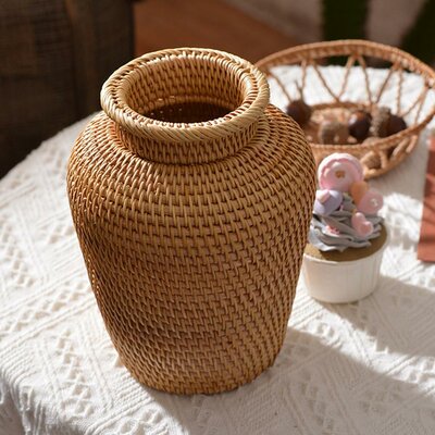 Vase-plantes-en-rotin-tiss-rustique-en-osier-Pot-de-panier-de-fleurs-pour-d-coration