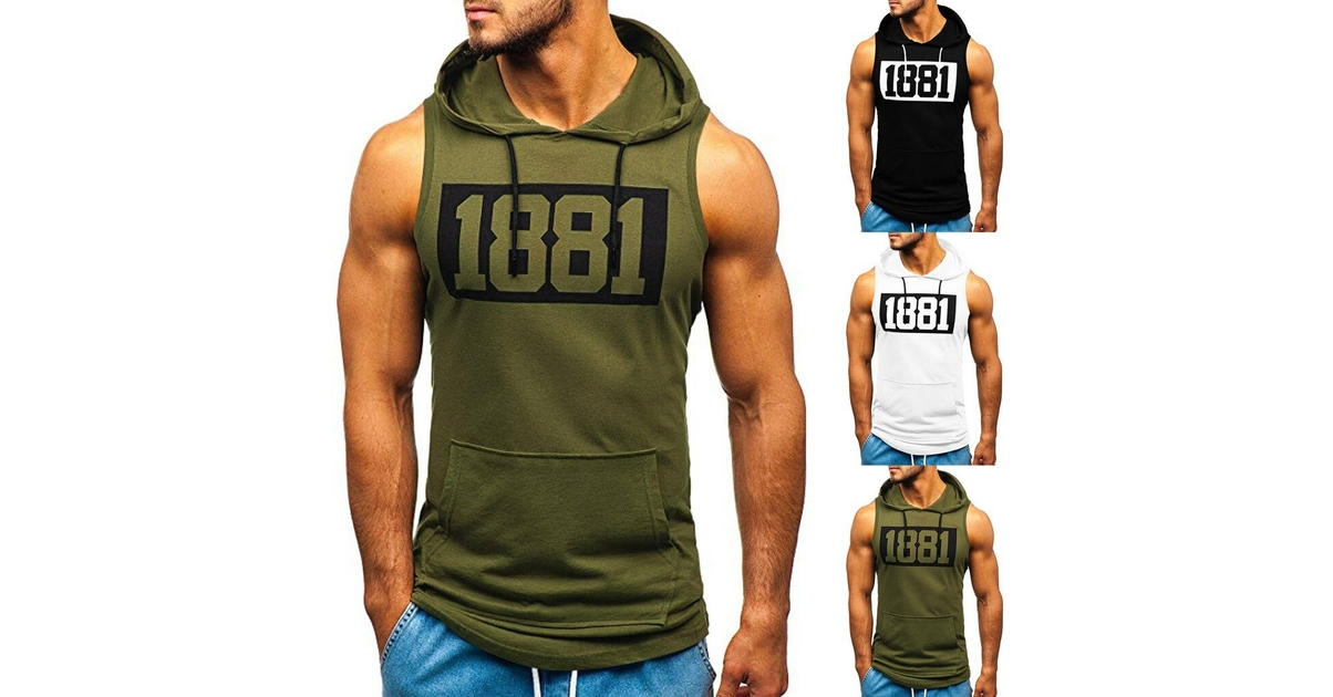 Débardeur à capuche sans manche Mode/Chemises et Hauts pour