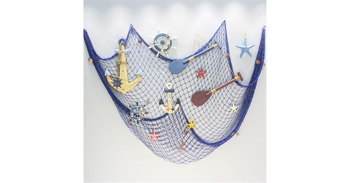 Lot De 24 Pendentifs Maritimes, Décoration Nautique, Kit De Decoration Maritime Etoile De Mer Bateau Ancre Phare Poisson Cocotier Pour Mini Filet De Peche Decorations Murales 88043597