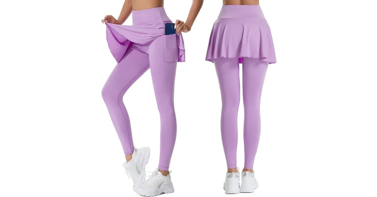 Tennis Skirt Legging Tennis Poche Jupe De Tennis Décontractée Pour