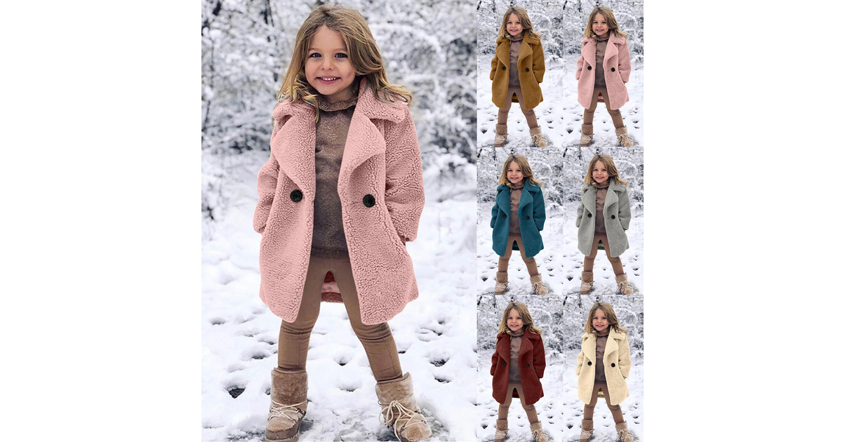 Next Manteau Enfant Fille Carreaux - Veste Classique Laine