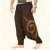 Pantalon-Baggy-Hippie-pour-hommes-taille-lastique-d-contract-Yoga-Harem-Boho-gitane-Aladdin-Hippie-Boho