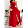 Robe-longue-rouge-volants-pour-femmes-tenue-de-soir-e-l-gante-fendue-printemps-t-2023