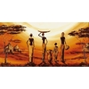 Peinture-l-huile-abstraite-de-femme-africaine-de-grande-taille-affiches-d-art-de-mur-de