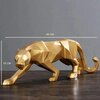 Ornements-de-l-opard-en-r-sine-pour-la-d-coration-de-la-maison-galvanoplastie-origami